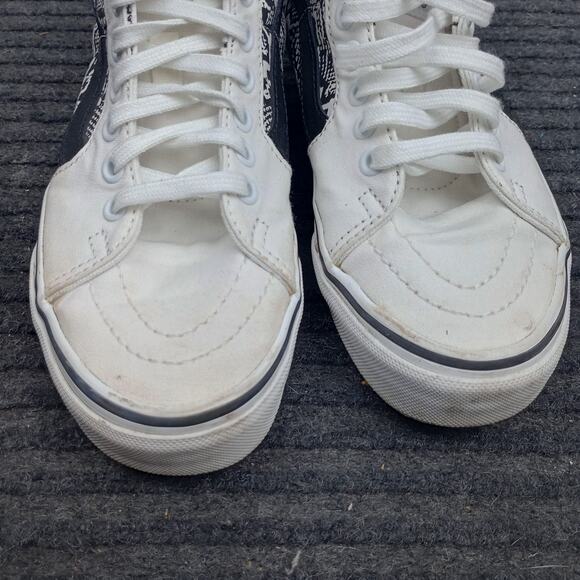 VANS Sk8 Hi Python Texture White High Top Unisex Women 5.5 Sneakers - Picture 3 of 7